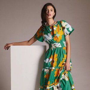 Anthro Maeve Somerset Maxi Dress